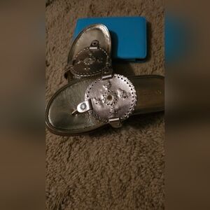 Jack Roger's Gold Sandals size 5 1/2 NWOT